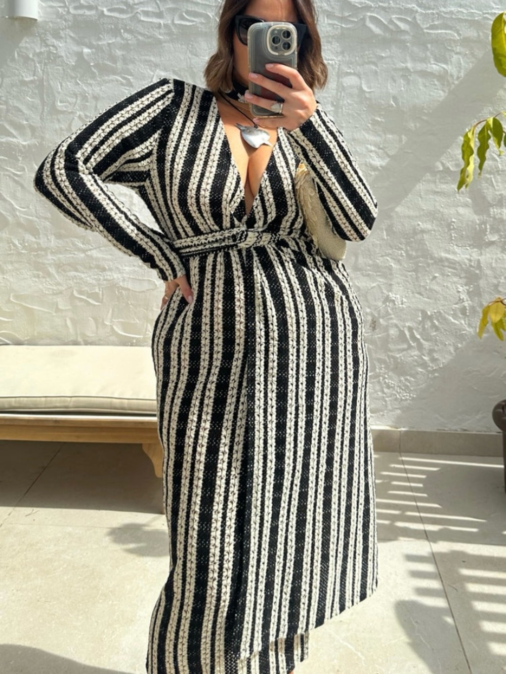Never Fully Dressed crochet wrap dress